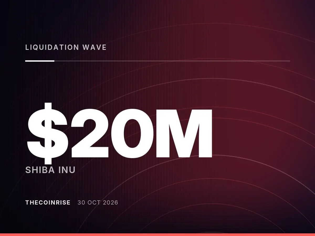 $20 Million Liquidation Wave Prompts Caution From Shiba Inu Team