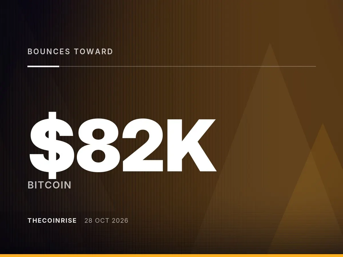 Bitcoin Bounces Toward $82K as Nasdaq and KOSPI Rally Amid FOMC Hike Worries