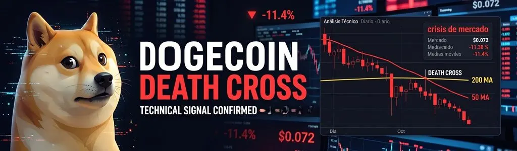 DOGE Completes Bearish Death Cross: What Comes Next for Dogecoin?