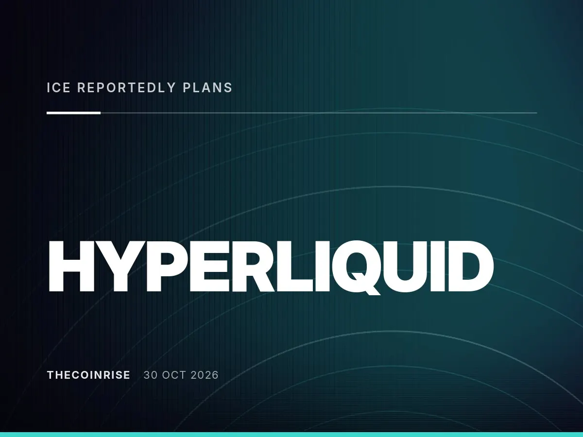ICE Reportedly Plans Hyperliquid-Based Perpetual Futures for US Market, HYPE Jumps