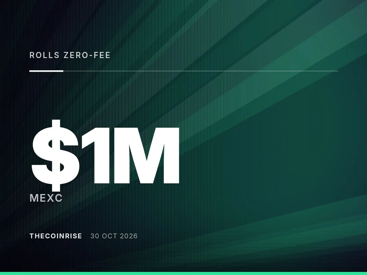 MEXC Rolls Out Zero-Fee Canton Trading Carnival With $1 Million Prize Pool