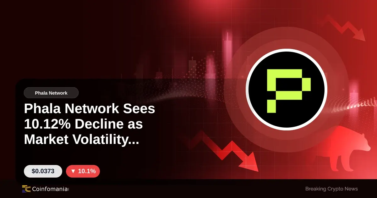Phala Network Sees 10.12% Decline as Market Volatility Rises