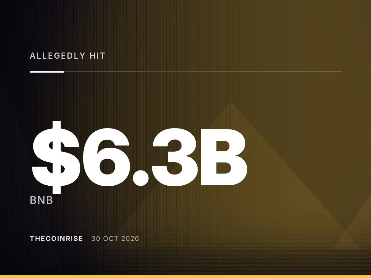 Report: Binance Allegedly Hit by $6.3 Billion Breach in Possible Record Crypto Heist
