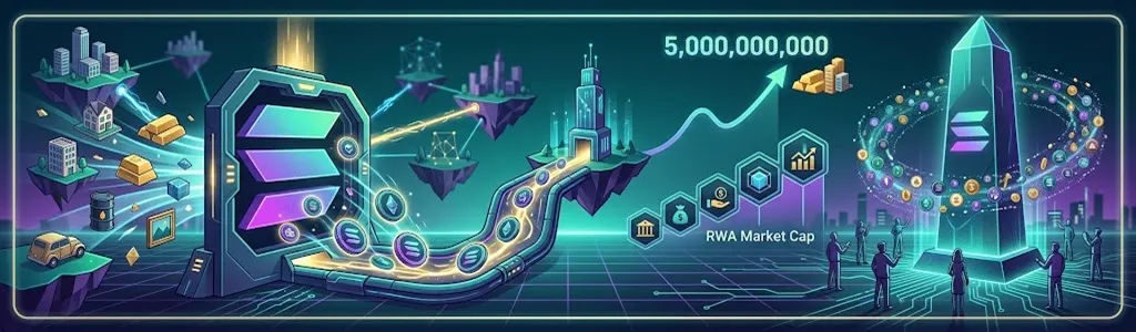 Solana’s RWA Market Hits Record $5 Billion as Tokenization Momentum Accelerates