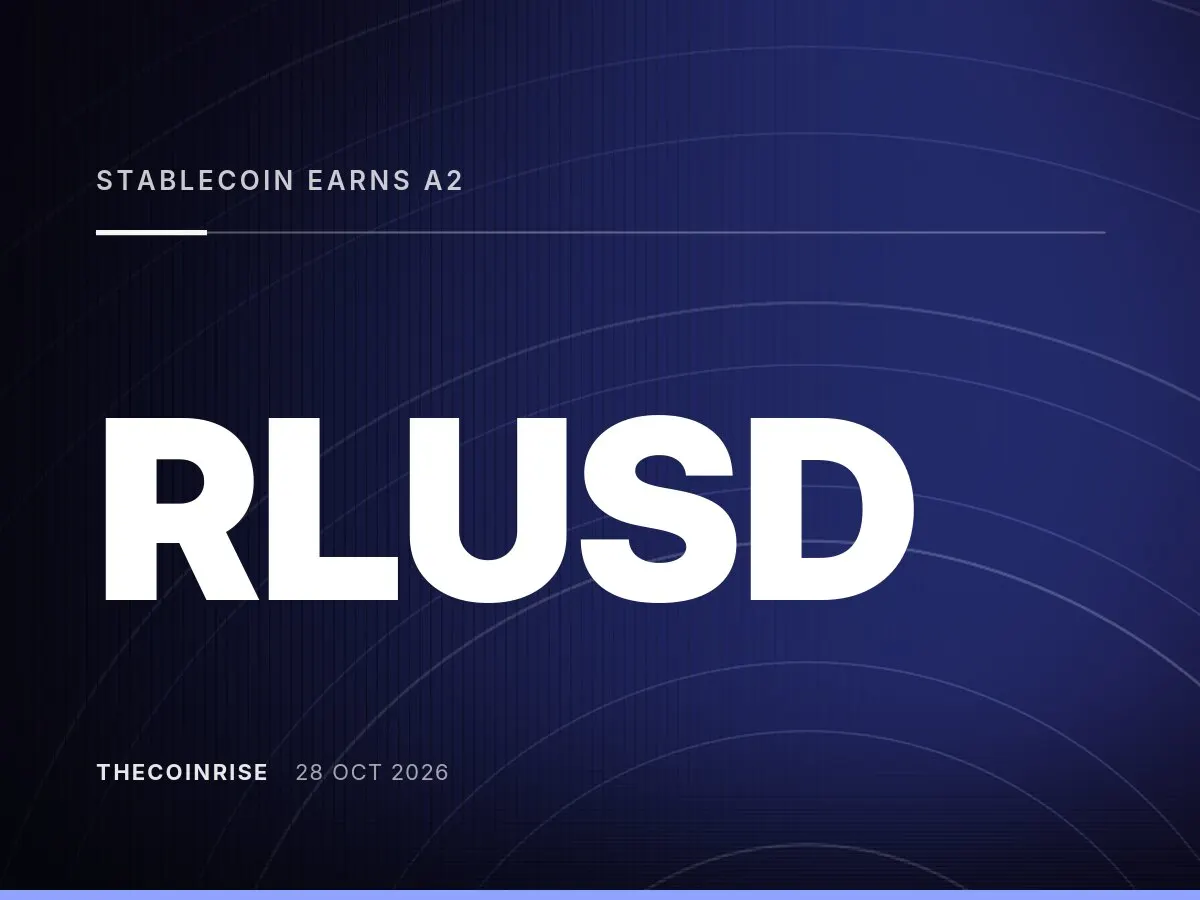 Stablecoin RLUSD Earns A2 Investment-Grade Rating From Moody’s