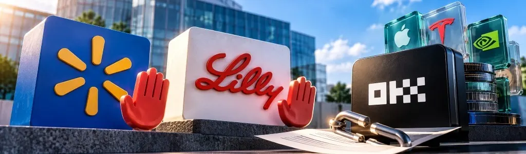 Walmart and Eli Lilly Opt Out of OKXICE Tokenized Stock Venue