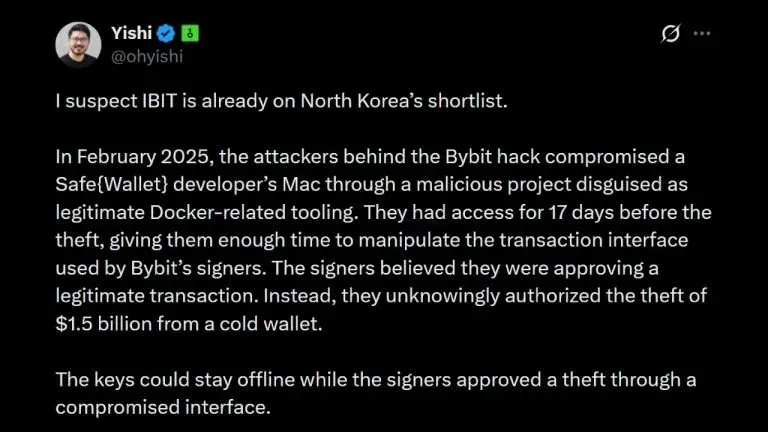 Who’s Next? OneKey CEO Warns Hackers Will Target Blackrock’s Bitcoin ETF
