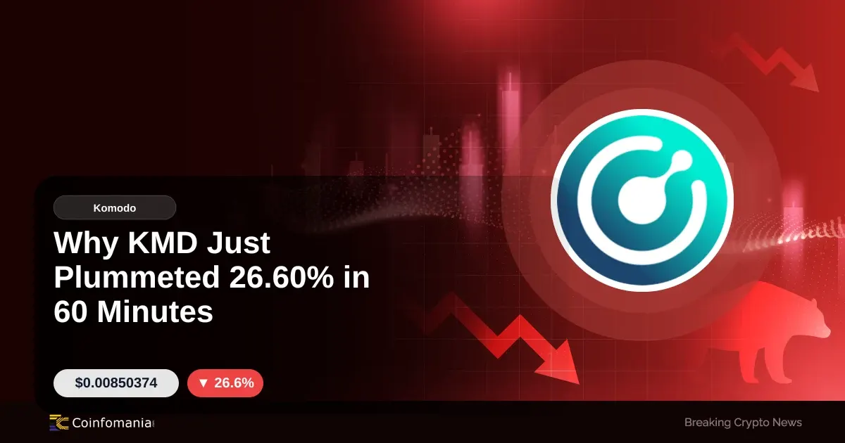 Why KMD Just Plummeted 26.60% in 60 Minutes
